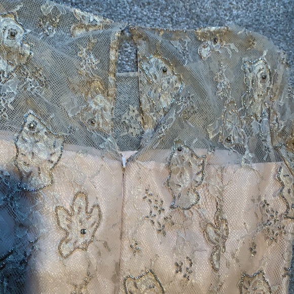 Pink/cream  pearl dress- jean delys 💕 - Picture 6 of 7